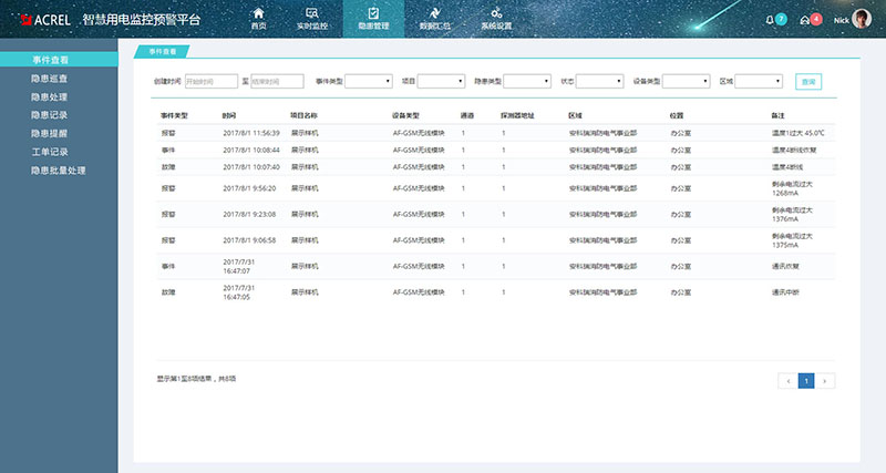 安全用电管理云平台